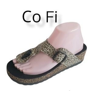 #CoFi Thong Cork Sandals#